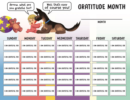 Arrow's Gratitude Calendar